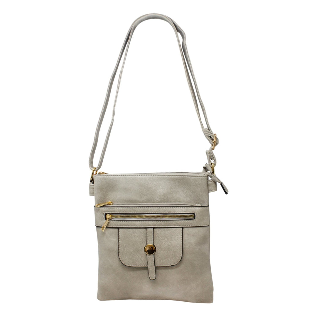 Multi-Zip Flap Crossbody