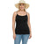 Women Strappy Tank Top Longline Cami Vest