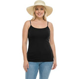 Women Strappy Tank Top Longline Cami Vest