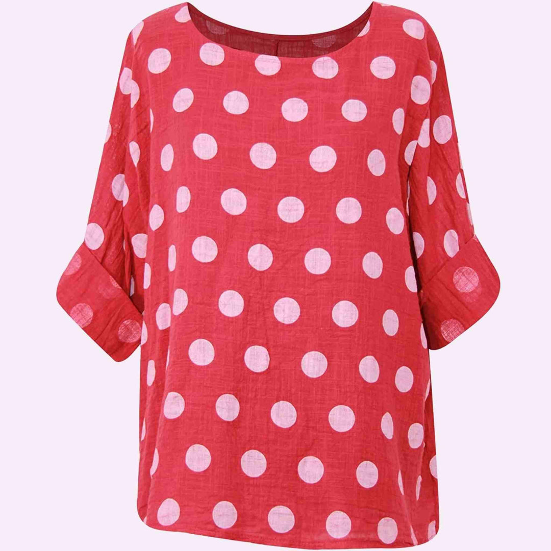 Italian Polka Dotted Top