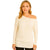 Off Shoulder Batwing Top Long Sleeve