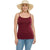 Women Strappy Tank Top Longline Cami Vest