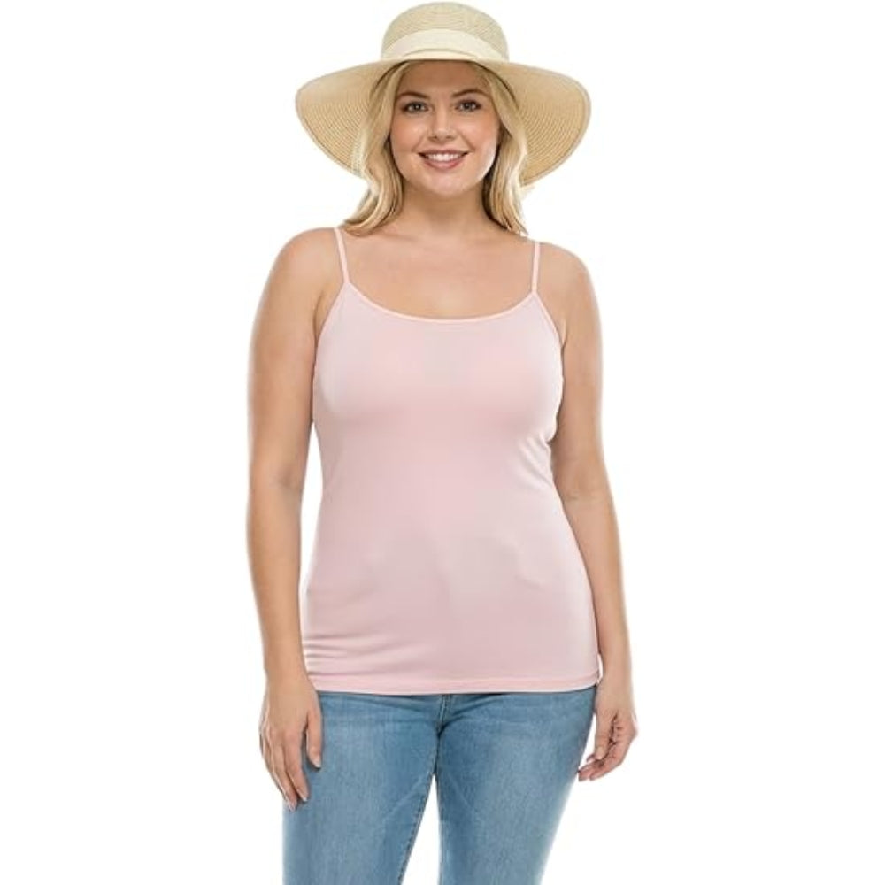Women Strappy Tank Top Longline Cami Vest
