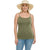 Women Strappy Tank Top Longline Cami Vest