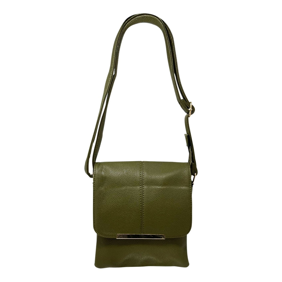 Front Flap Crossbody with Metal Bar