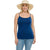 Women Strappy Tank Top Longline Cami Vest