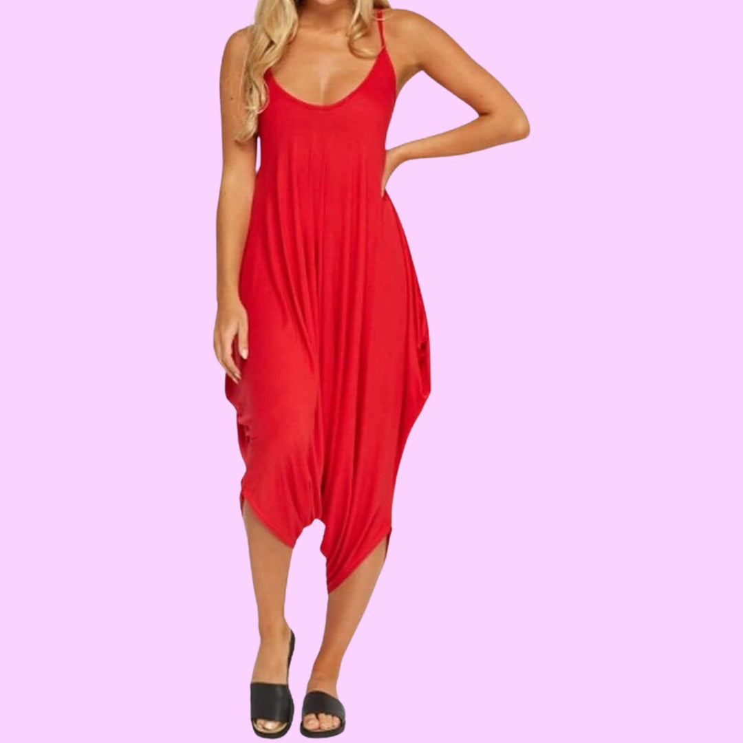 V-Neck Jumpsuit