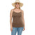 Women Strappy Tank Top Longline Cami Vest