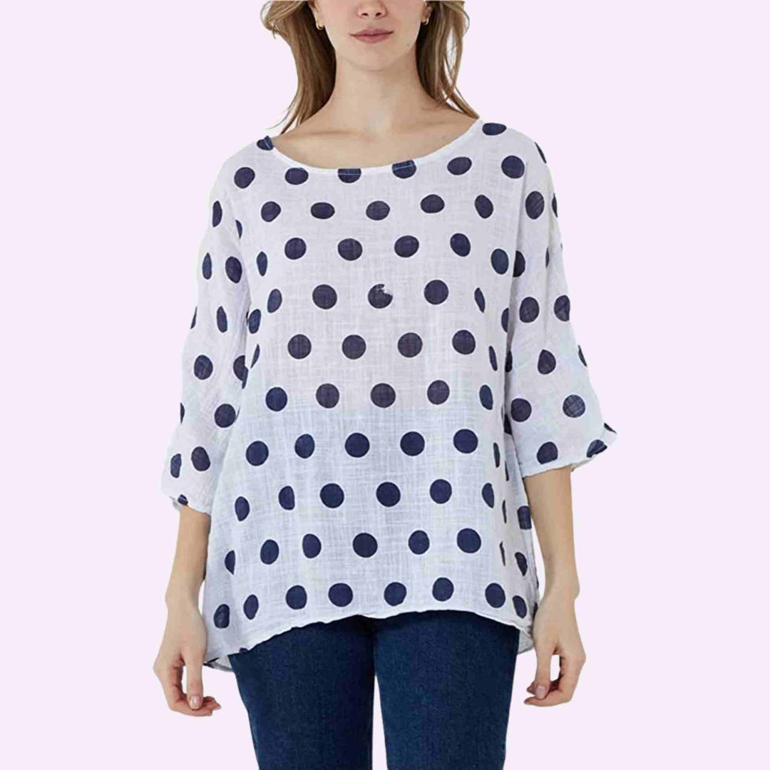 Italian Polka Dotted Top