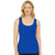 Women Ribbed Vest Top Longline Scoop Neck Tank