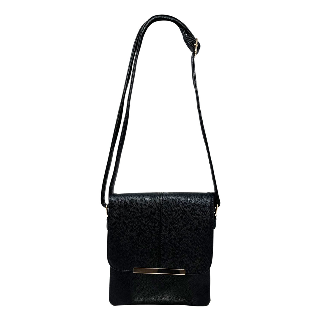 Front Flap Crossbody with Metal Bar