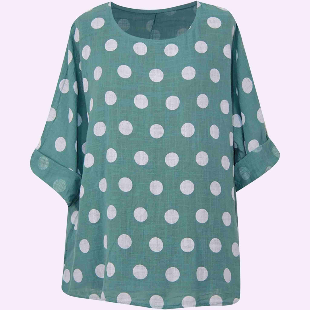 Italian Polka Dotted Top