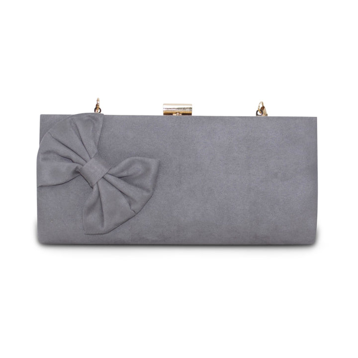 Side Bow Detail Evening Bag