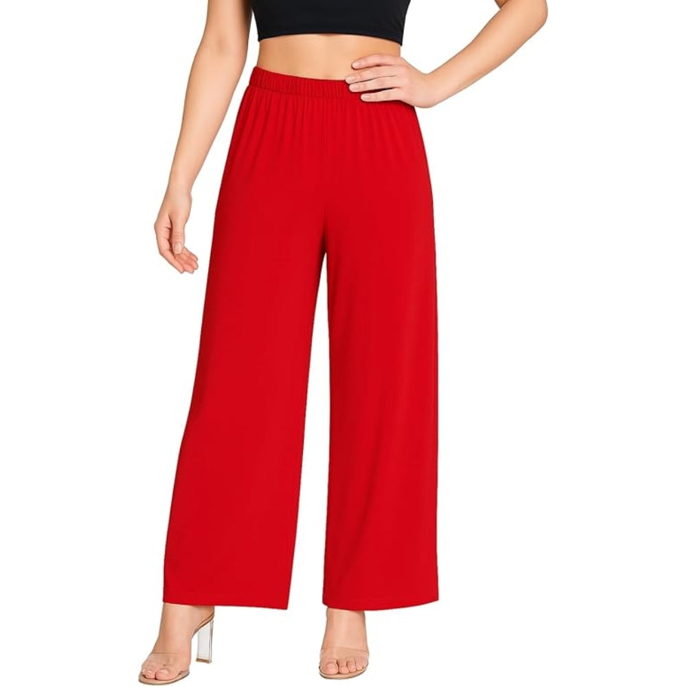 Flared Wide Leg Palazzo Full Length Long Trousers