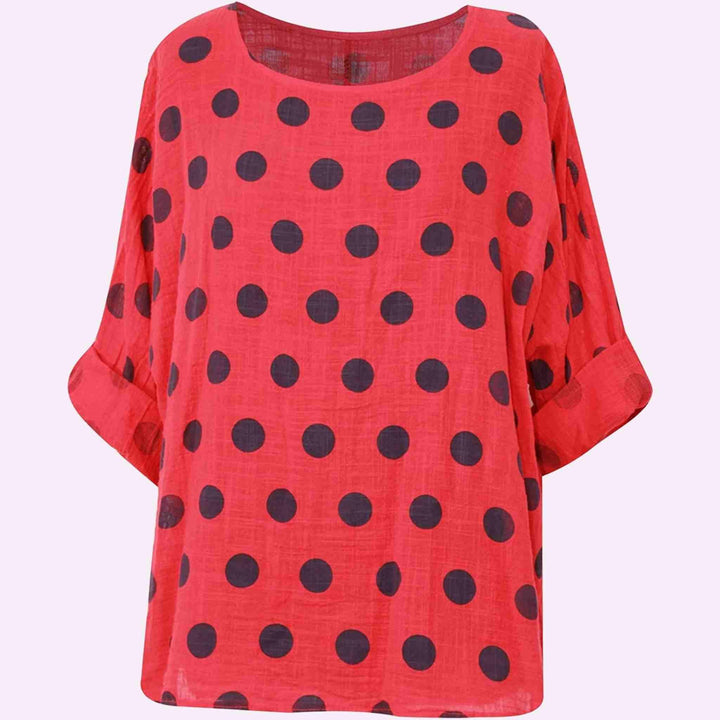 Italian Polka Dotted Top