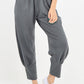 Dark Grey-Plain Pannelled Pocket Trouser