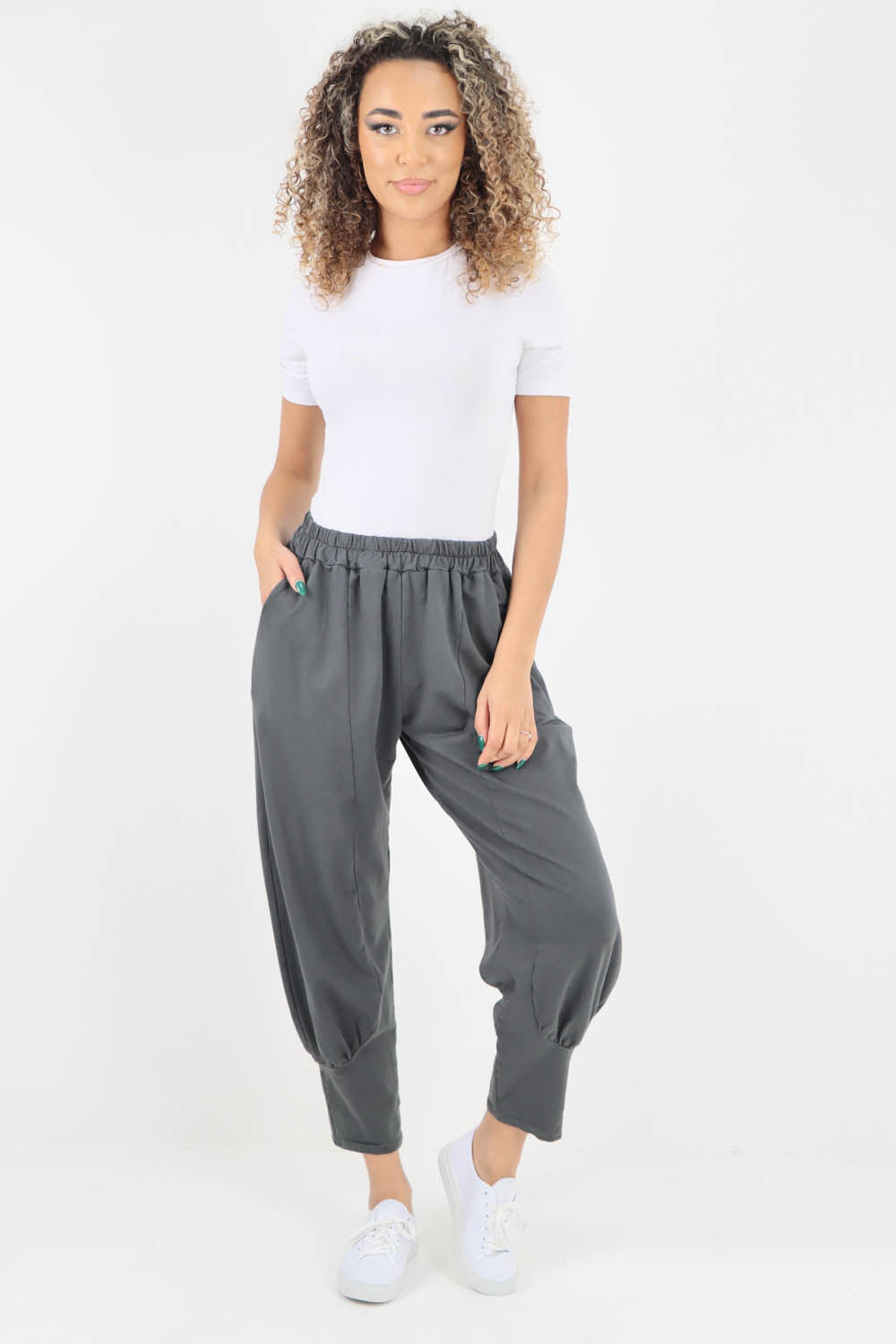 Plain Pannelled Pocket Trouser