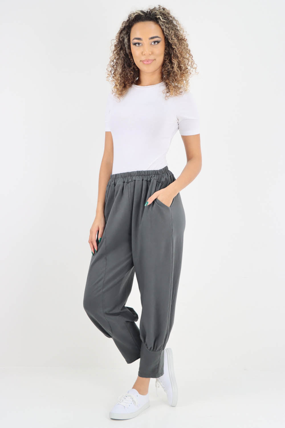 Plain Pannelled Pocket Trouser
