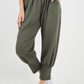 Khaki-Plain Pannelled Pocket Trouser