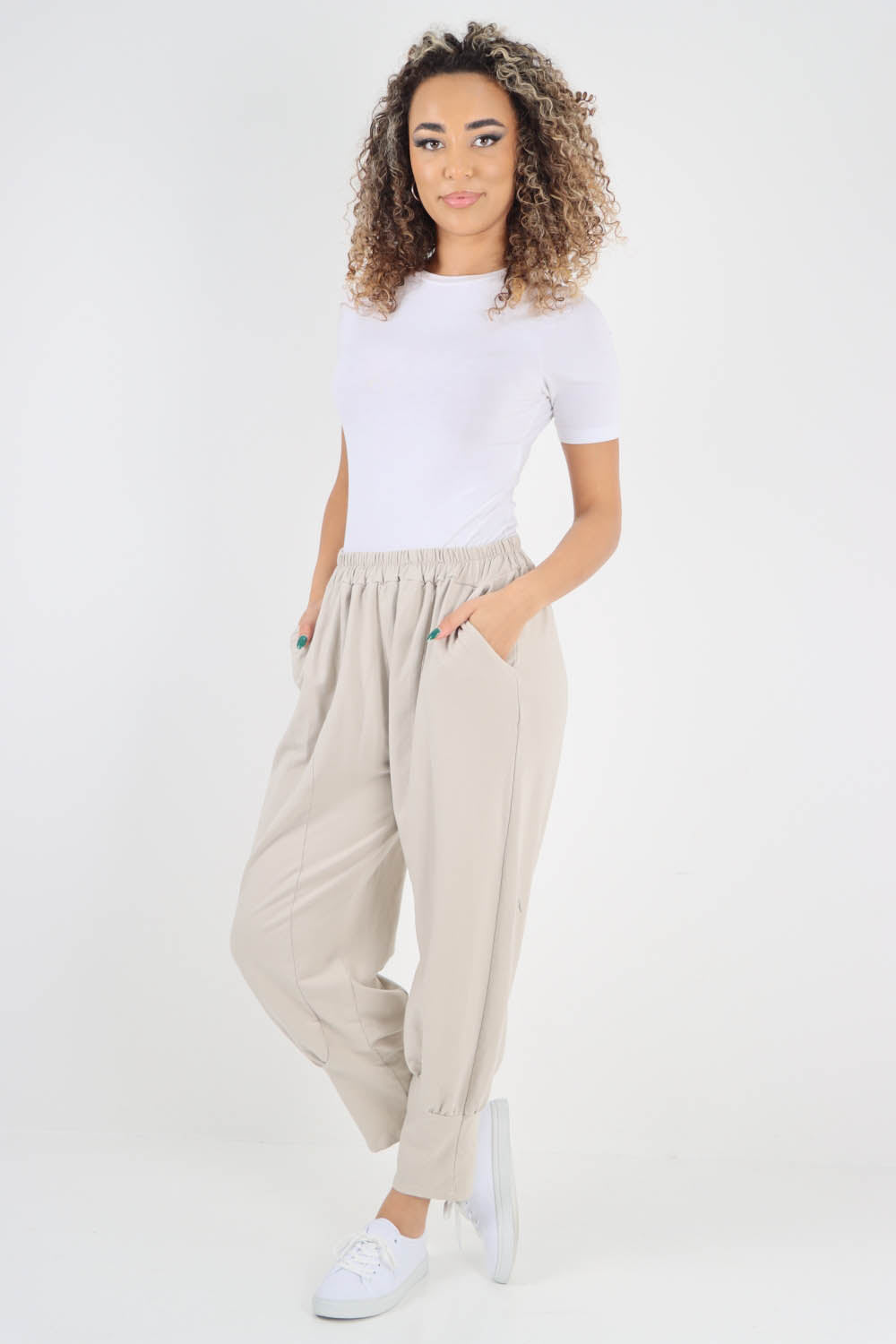 Plain Pannelled Pocket Trouser