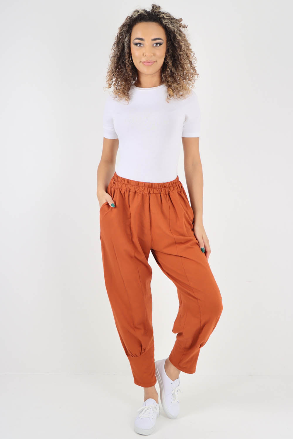 Plain Pannelled Pocket Trouser