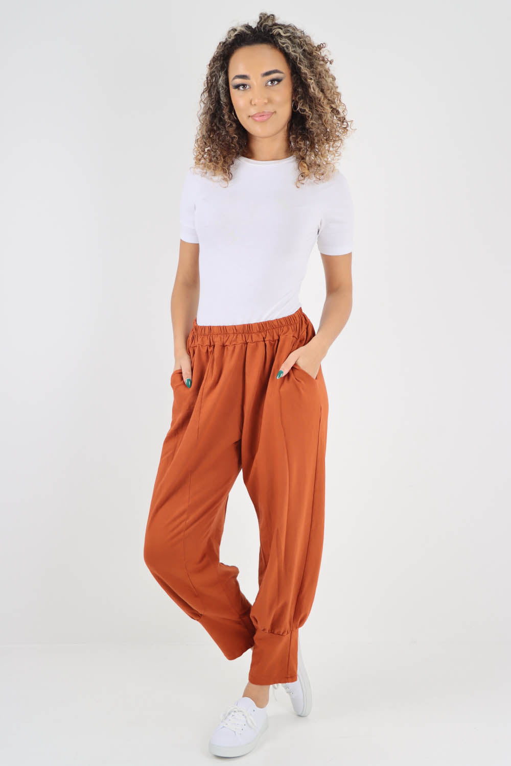 Plain Pannelled Pocket Trouser