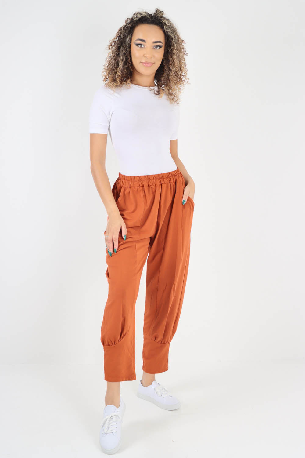 Plain Pannelled Pocket Trouser