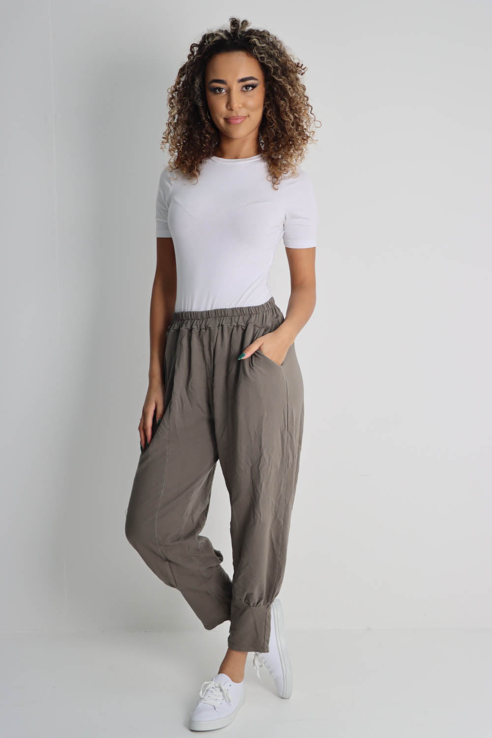 Plain Pannelled Pocket Trouser
