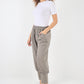 Plain Pannelled Pocket Trouser