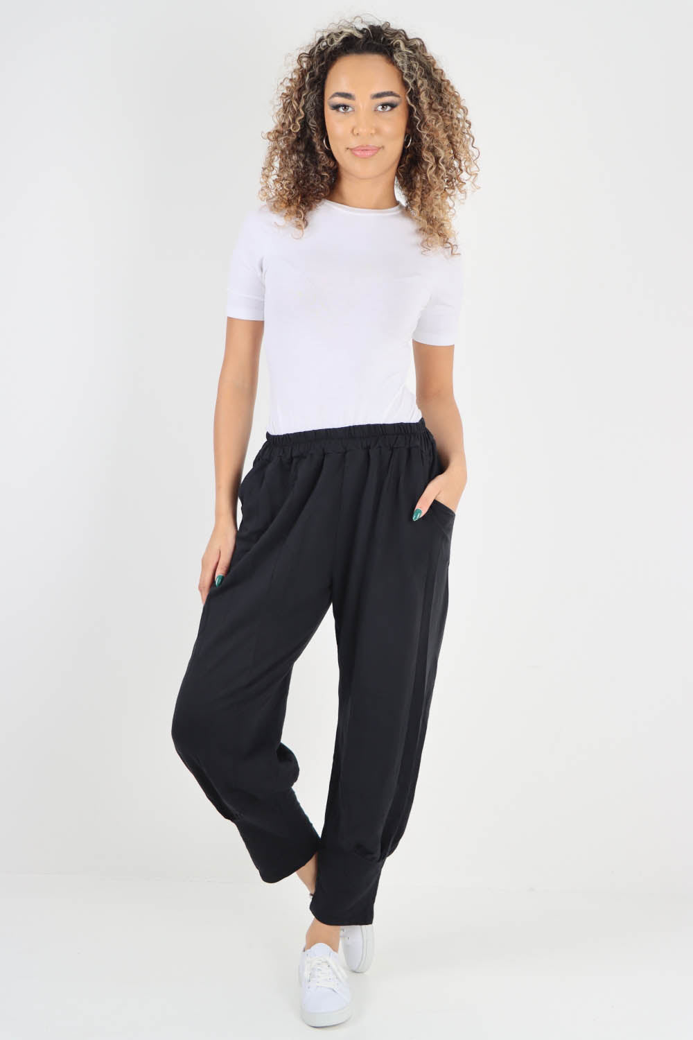 Plain Pannelled Pocket Trouser