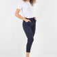 Plain Drawstring Back Pocket Magic Pants