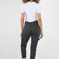 Ruched Pocket Drawstring Magic Pants