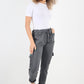 Ruched Pocket Drawstring Magic Pants