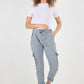 Ruched Pocket Drawstring Magic Pants