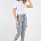 Ruched Pocket Drawstring Magic Pants