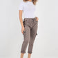 Ruched Pocket Drawstring Magic Pants