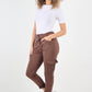 Ruched Pocket Drawstring Magic Pants