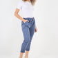 Plain Back Pockets Magic Pants