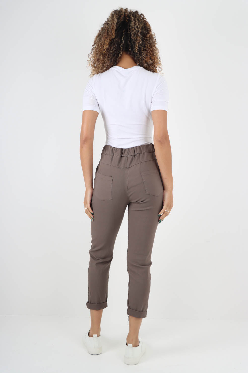 Plain Back Pockets Magic Pants