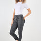 Plain Back Pockets Magic Pants