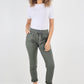 Plain Back Pockets Magic Pants