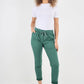 Plain Back Pockets Magic Pants