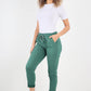 Plain Back Pockets Magic Pants