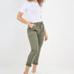 Plain Back Pockets Magic Pants