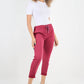 Plain Back Pockets Magic Pants