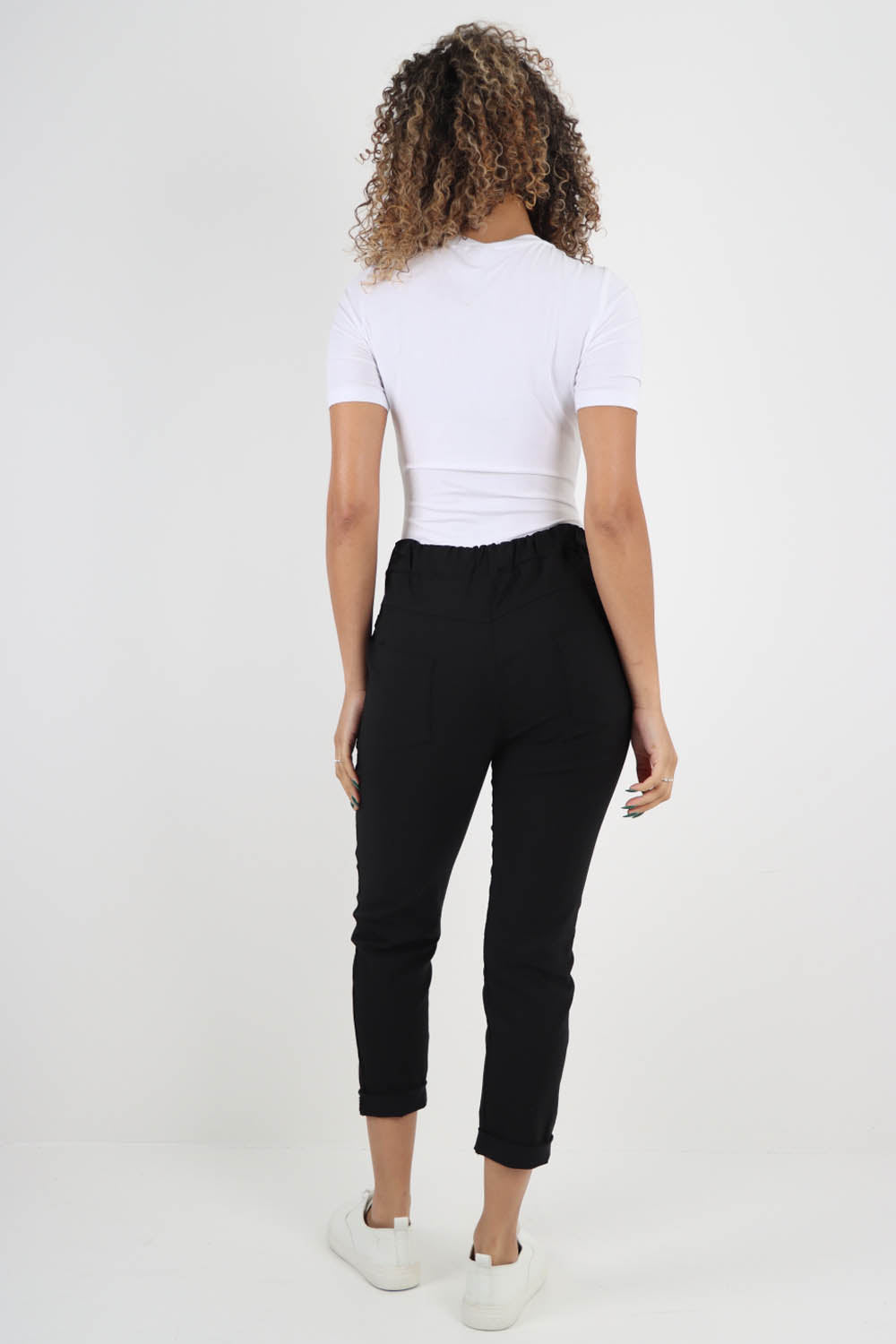 Plain Back Pockets Magic Pants