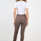 Side Diamante Drawstring Magic Pants