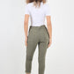 Side Diamante Drawstring Magic Pants