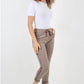 Side Diamante Drawstring Magic Pants