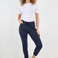 Side Diamante Drawstring Magic Pants